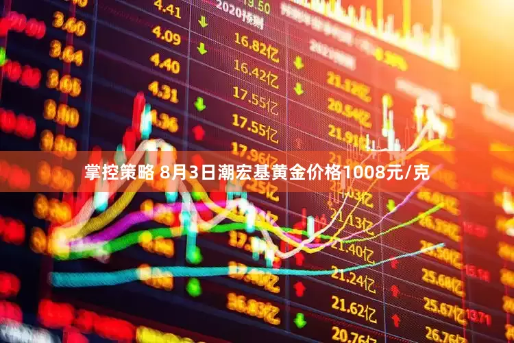 掌控策略 8月3日潮宏基黄金价格1008元/克
